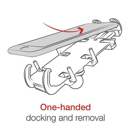 RAM® Quick-Grip™ XL Phone Mount with RAM® Tough-Strap™ Handlebar Base