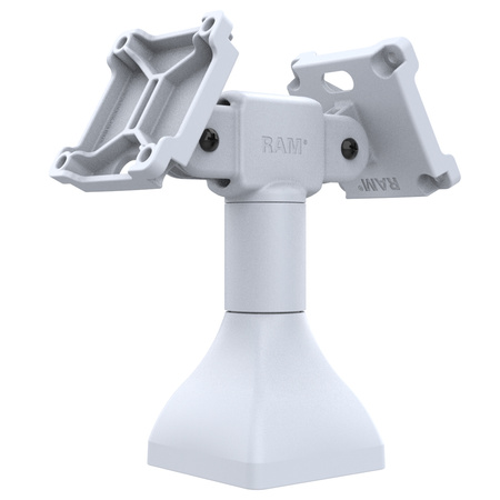 RAM® 7" Pedestal Mount with Dual 75mm VESA Adapters - Gray