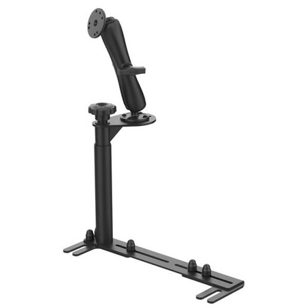 RAM® No-Drill™ Universal Vehicle Floor Mount with Double Ball Mount