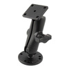 RAM® Drill-Down Double Ball Mount with Rectangle AMPS Plate - Medium