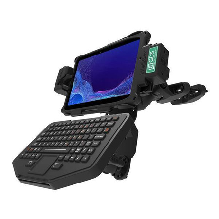 RAM® Universal Forklift Post Mount with Round Plate & Accessory Option