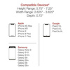 RAM® Quick-Grip™ XL Phone Mount with RAM® Tough-Strap™ Handlebar Base