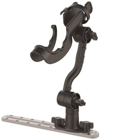 RAM ROD® Fishing Rod Holder with Extension Arm & Dual T-Bolt Track Base