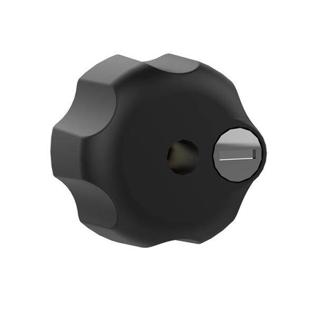 RAM® Key Lock Knob with Brass Insert for B Size Socket Arms