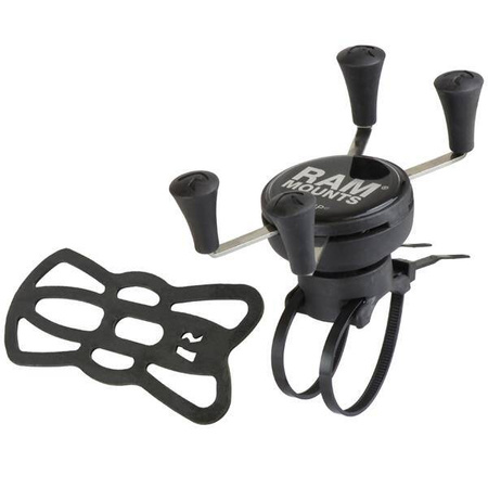 RAM® X-Grip® Phone Mount with RAM® EZ-On/Off™ Bicycle Base