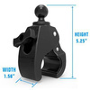 RAM® Tough-Claw™ Medium Clamp Base with Double Socket Arm