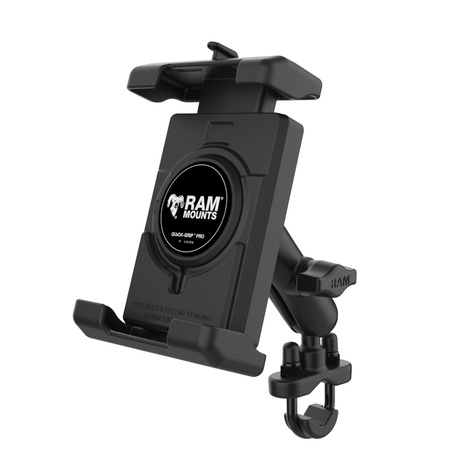 RAM® Quick-Grip™ Pro XL Phone Mount with Handlebar U-Bolt Base - Medium