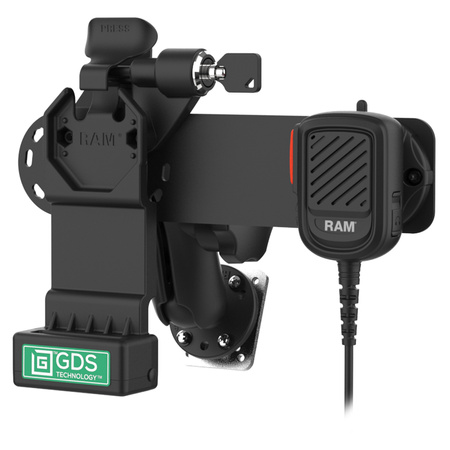 GDS® Uni-Conn™ Locking PTT Remote Speaker Mic Bundle for ESChat & Zello