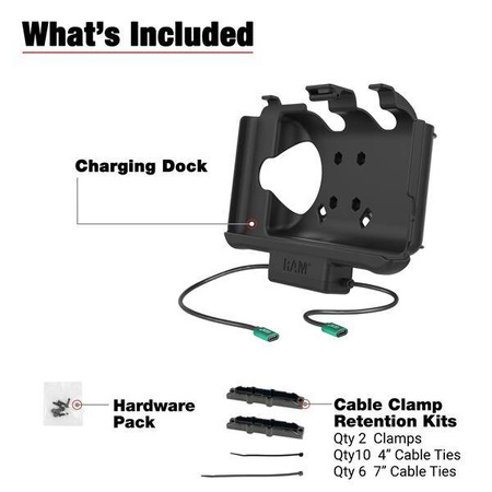 RAM® USB-C Powered Dock + USB-C Data for Samsung Tab Active5 & 3