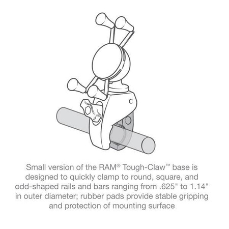 RAM® X-Grip® Phone Mount with RAM® Snap-Link™ Tough-Claw™