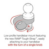 RAM® Quick-Grip™ XL Phone Mount with RAM® Tough-Strap™ Handlebar Base
