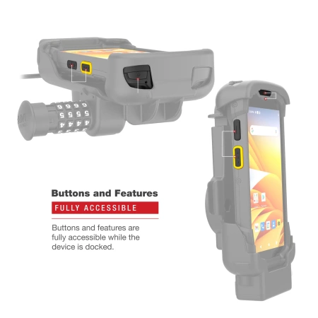 RAM® Combo-Locking Form-Fit Powered Dock for Zebra TC73 & TC78
