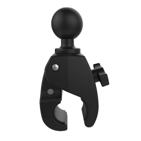 RAM® Tough-Claw™ Medium Clamp Double Ball Mount with Round Plate
