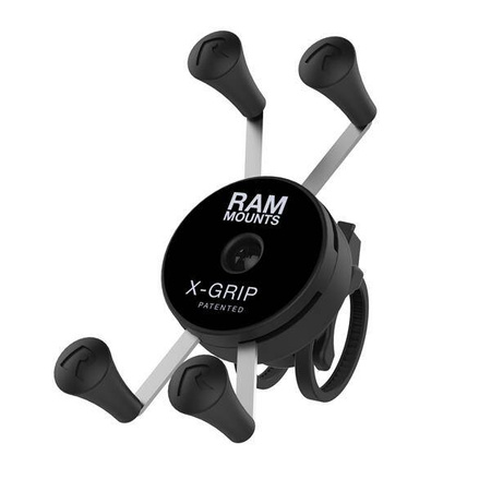 RAM® X-Grip® Phone Mount with Low Profile Zip Tie Handlebar Base