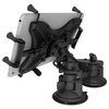 RAM® X-Grip® with Twist-Lock™ Pivot Suction for 9"-11" Tablets - Short