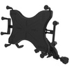 RAM® X-Grip® Mount with Yoke Clamp Base for 9"-11" Tablets