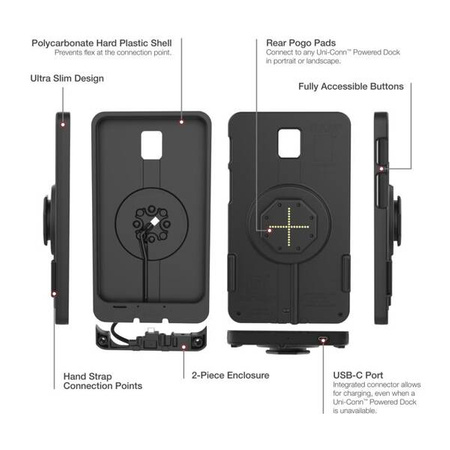 IntelliSkin® Thin-Case™ for Tab Active5 & 3 (Rear Pogo Pads)
