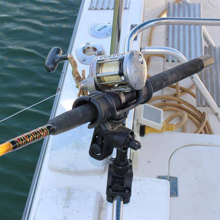 RAM® Light-Speed™ Fishing Rod Holder with Rail Base