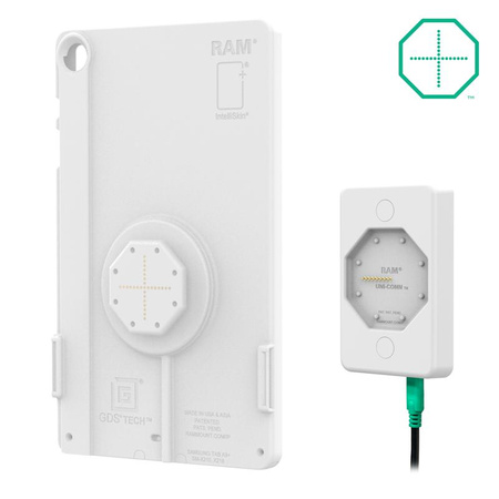 GDS® Uni-Conn™ Powered Wall Dock with USB-C - Gray