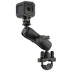 RAM® U-Bolt Double Ball Mount with Action Camera Adapter - Medium