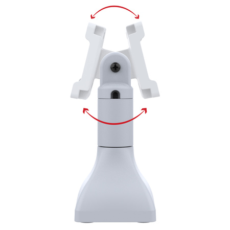 RAM® 7" Pedestal Mount with 75mm VESA & Cable Routing - Gray