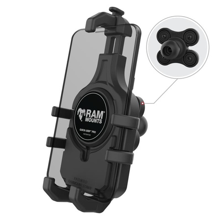 RAM® Quick-Grip™ Pro Phone Holder with Ball & Vibration Damper