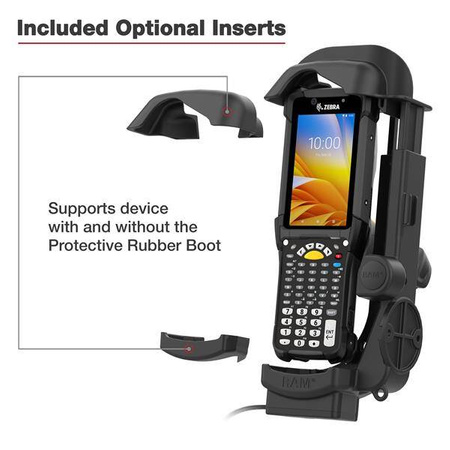 RAM® Powered Dock for Zebra MC9400 & MC9300 - Heated Pins