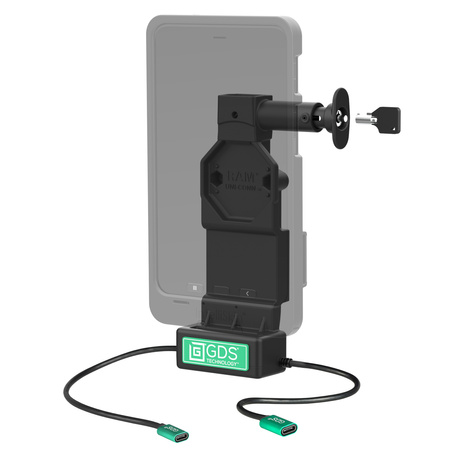 GDS® Uni-Conn™ Locking Dock + Single USB-C with Release Button