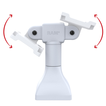 RAM® 7" Pedestal Mount with Dual 75mm VESA Adapters - Gray