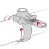 RAM® EZ-Strap™ Rail Mount for Apple iPod Touch Gen 4