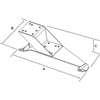 RAM® No-Drill™ Vehicle Base for Toyota 4Runner & Tacoma