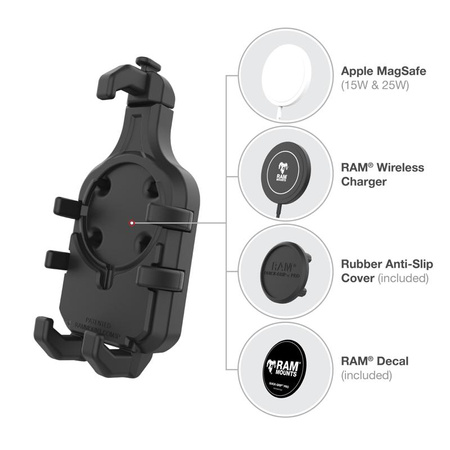 RAM® Quick-Grip™ Pro Phone Mount with Twist-Lock™ Suction Cup - Medium