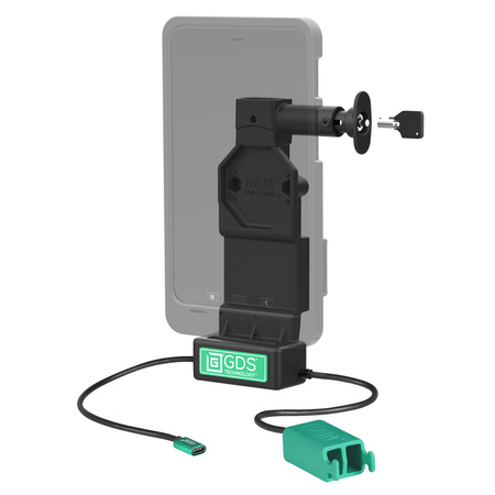 GDS® Uni-Conn™ Locking Dock + Dual USB-A with Release Button