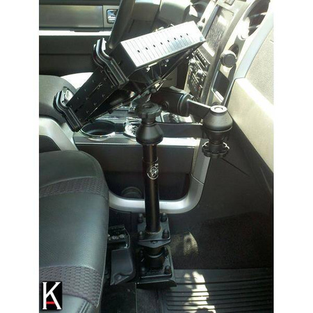 RAM® Laptop Mount with Adjust-A-Pole™ for '04-14 Ford F-150 + More