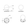 RAM® Large Round Plate with Ball - E Size
