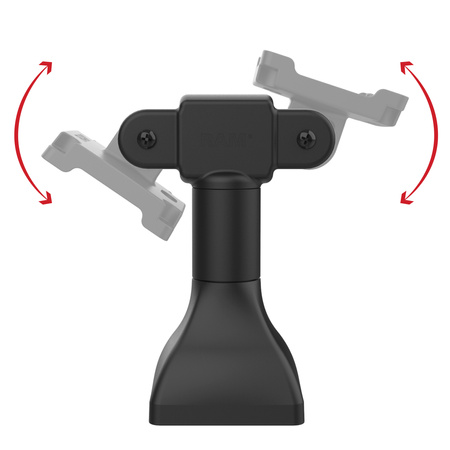 RAM® 7" Pedestal Mount with Dual 75mm VESA Adapters