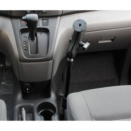 RAM® Pod HD™ Vehicle Mount with 12" Aluminum Rod and Round Plate