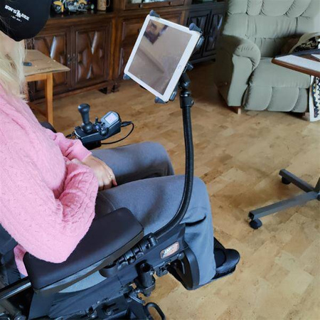 RAM® Tablet Mount for Wheelchairs with Quick Release & Swivel Feature