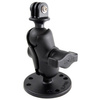 RAM® Drill-Down Double Ball Mount with Universal Action Camera Adapter