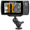 RAM® Drill-Down Double Ball Mount for Humminbird Helix 7 - Short