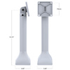 RAM® 14" Pedestal Mount with 75mm VESA Pattern - Gray