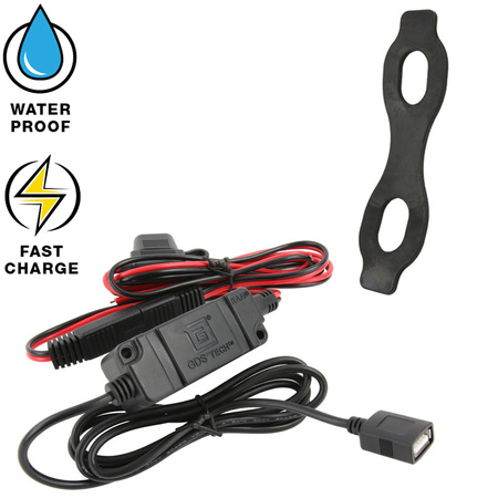 RAM® Quick-Grip™ 15W Waterproof Wireless Charging Mount with Tough-Claw™