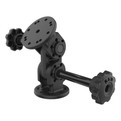 RAM® Dual Straight Pivot Mount with Knob