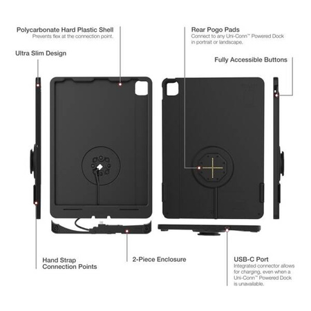 IntelliSkin® Thin-Case™ for iPad Pro 12.9 3rd - 6th Gen (Rear Pogo Pads)