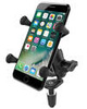 RAM® X-Grip® Phone Holder with Motorcycle Fork Stem Base