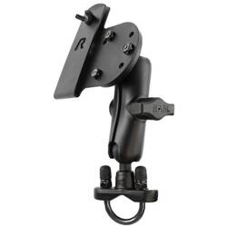 RAM® Handlebar U-Bolt Double Ball Mount with Gun Holster Clip