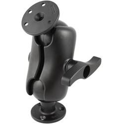 RAM® Double Ball Mount with Two Large Round Plates - E Size Short